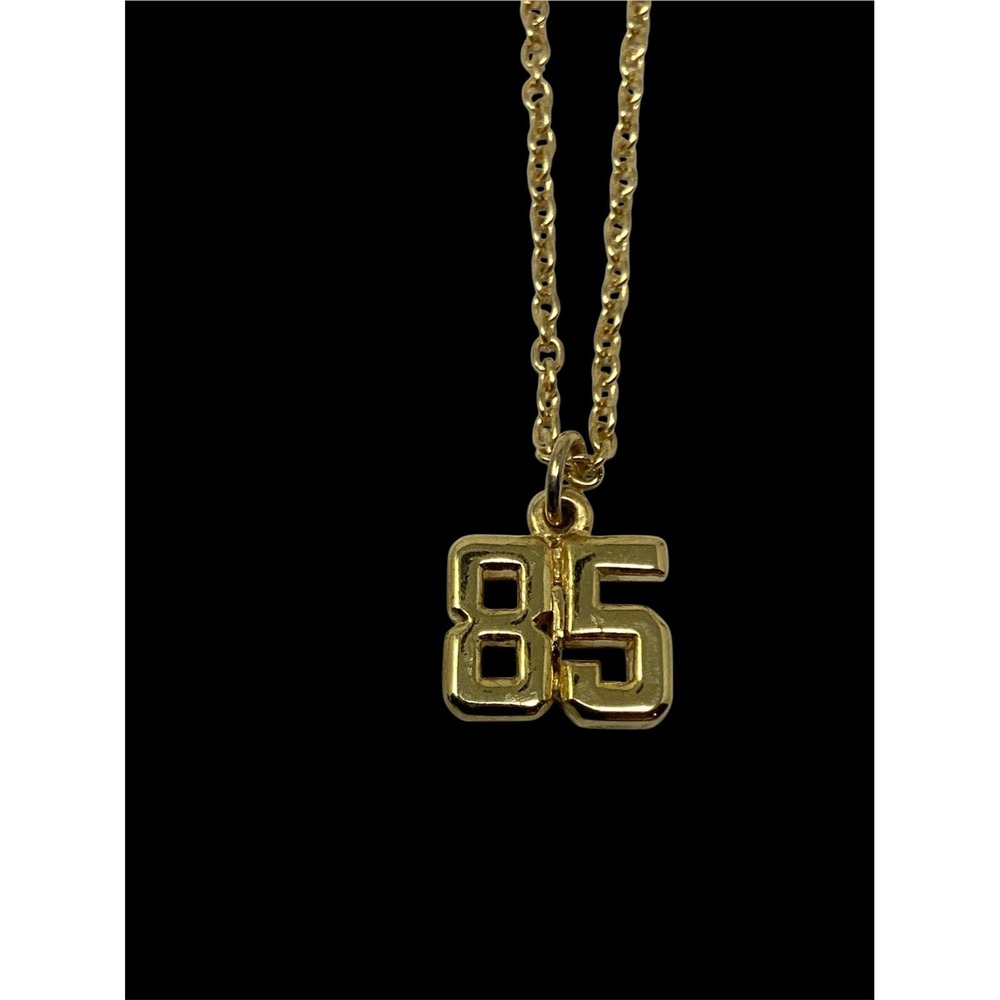Vintage 16" Class of 1985 Gold Tone Retro High School Collage Sports Number